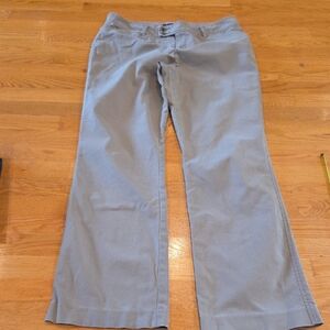 Eddie Bauer Light Gray Boot Cut Pants